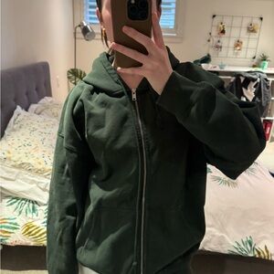 Brandy Melville Zip-Up Hoodie